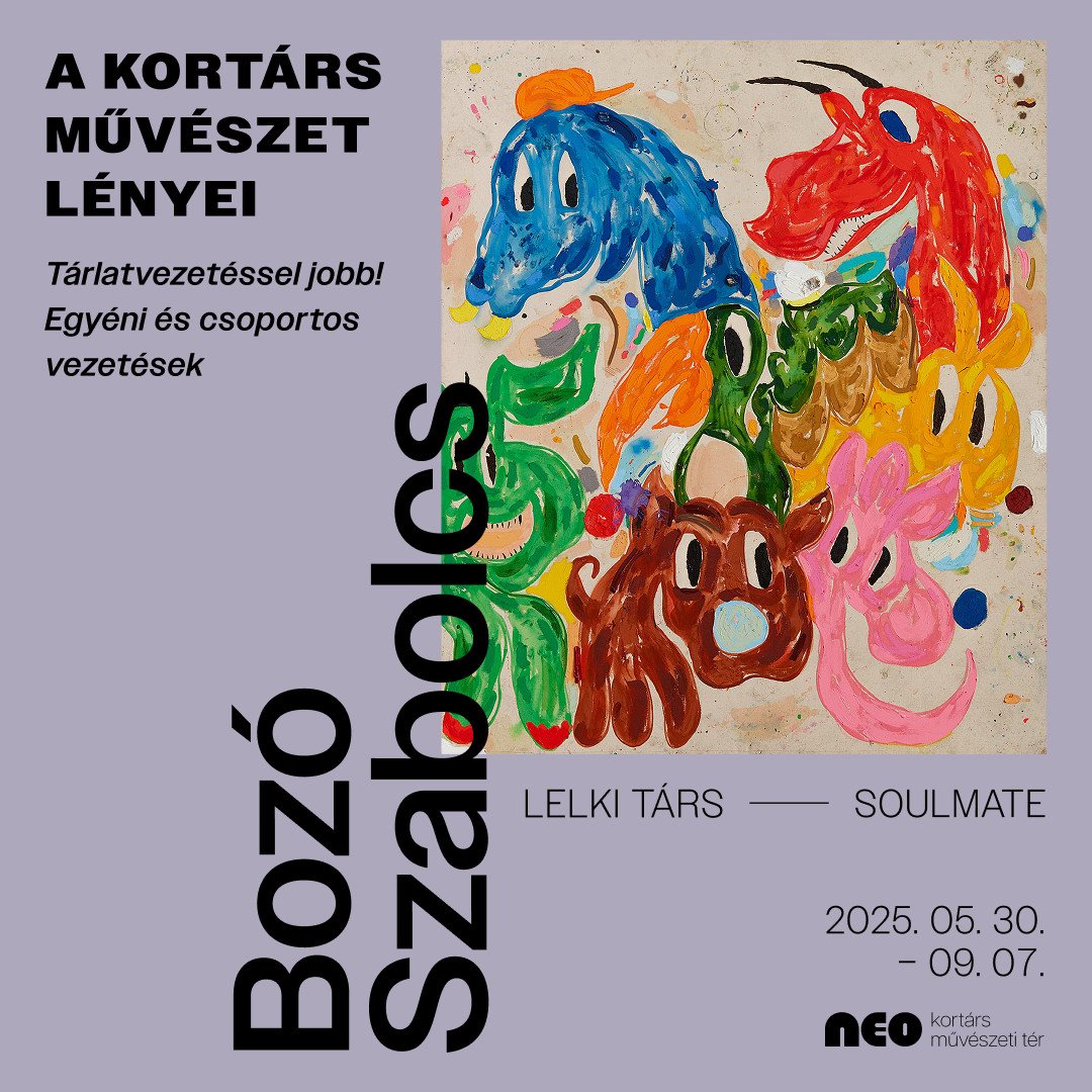 A KORTÁRS MŰVÉSZET LÉNYEI– tárlatvezetés kép