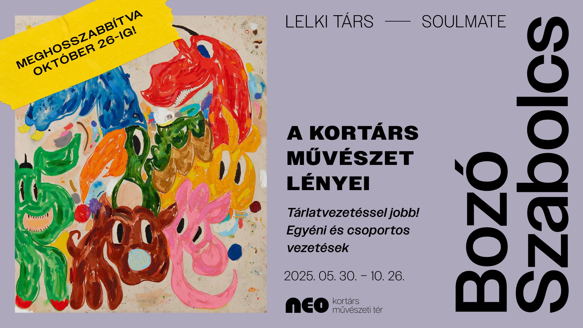 A KORTÁRS MŰVÉSZET LÉNYEI– tárlatvezetés kép