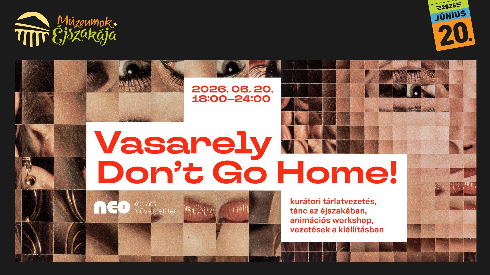 Múzeumok Éjszakája – Vasarely Don’t Go Home! kép
