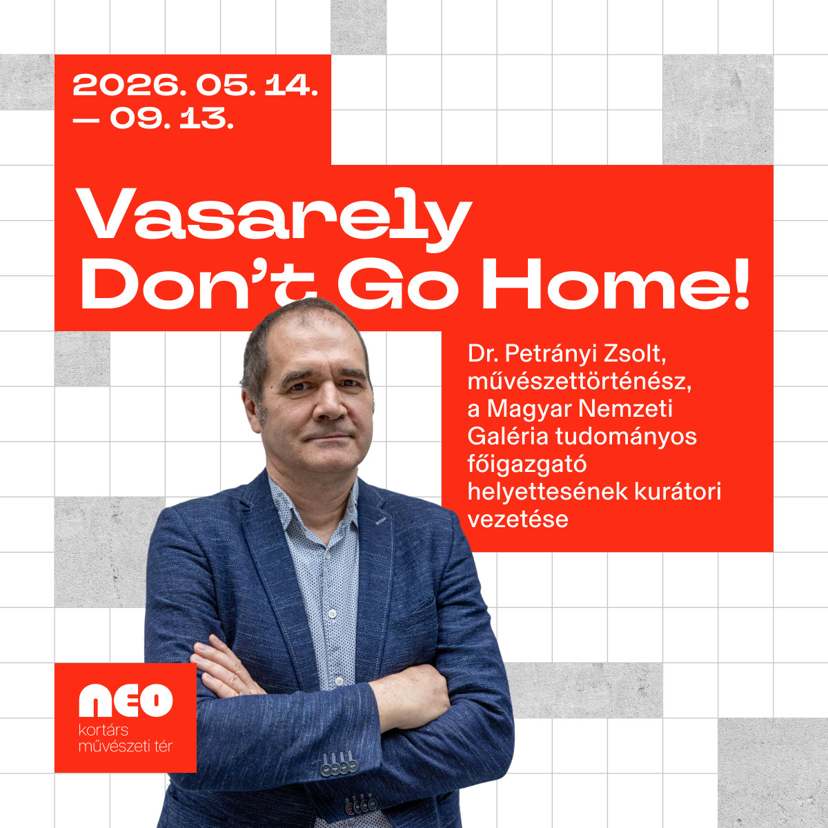 Kurátori tárlatvezetés I VASARELY DON’T GO HOME! kép