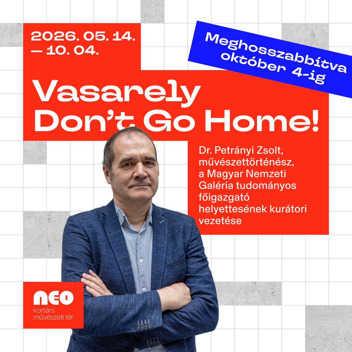 Kurátori tárlatvezetés I VASARELY DON’T GO HOME! kép