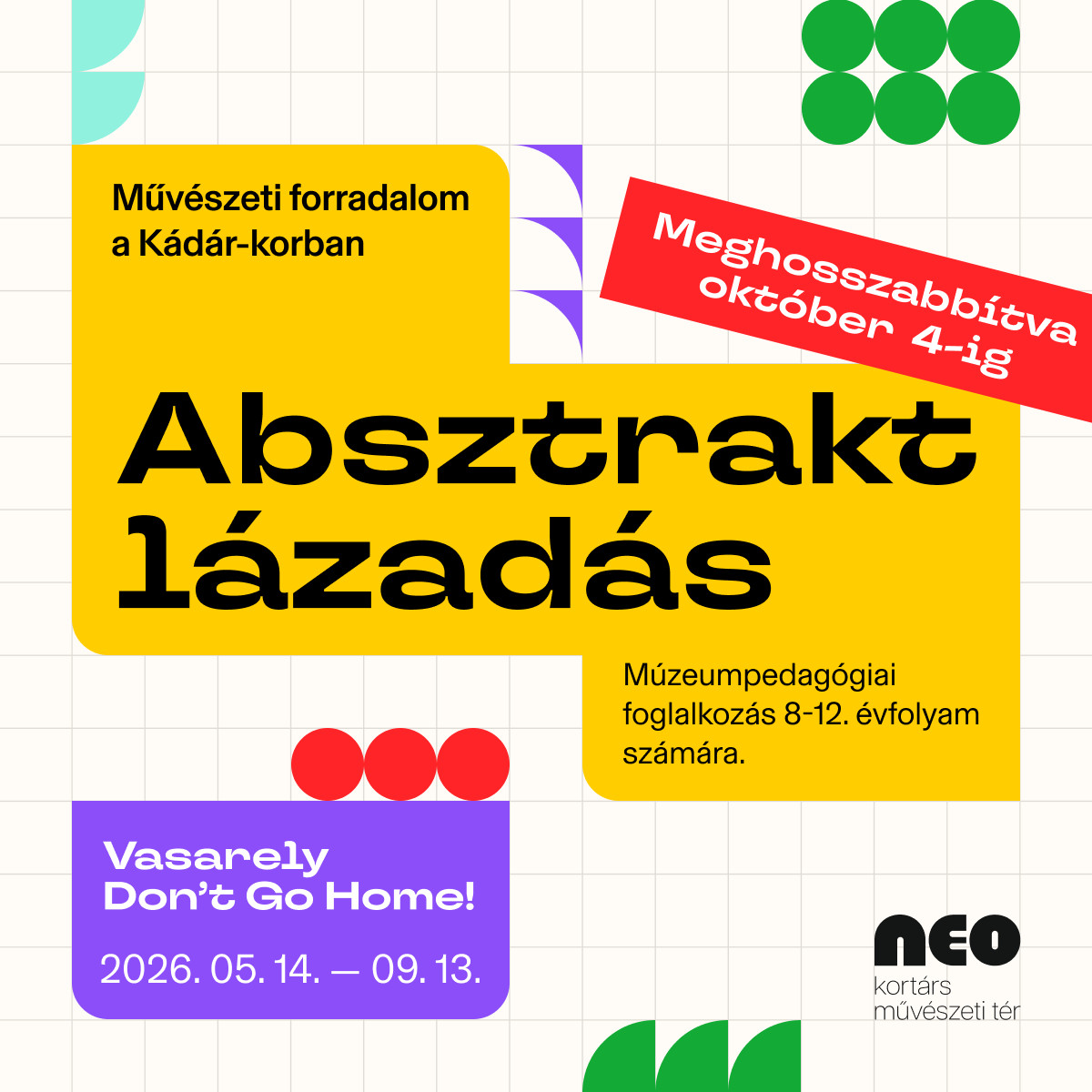 ABSZTRAKT LÁZADÁS  - művészeti forradalom a Kádár-korban kép